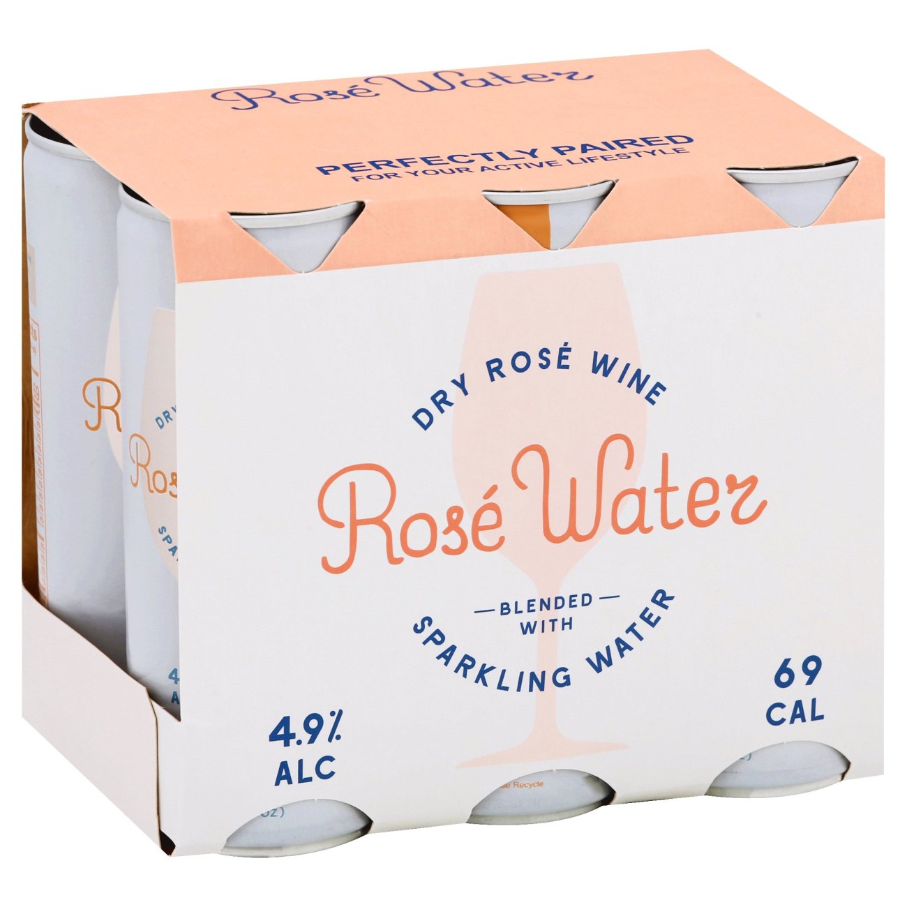 Rose Water Dry Rose Wine 8.5 oz Cans Shop Beer & Wine at HEB