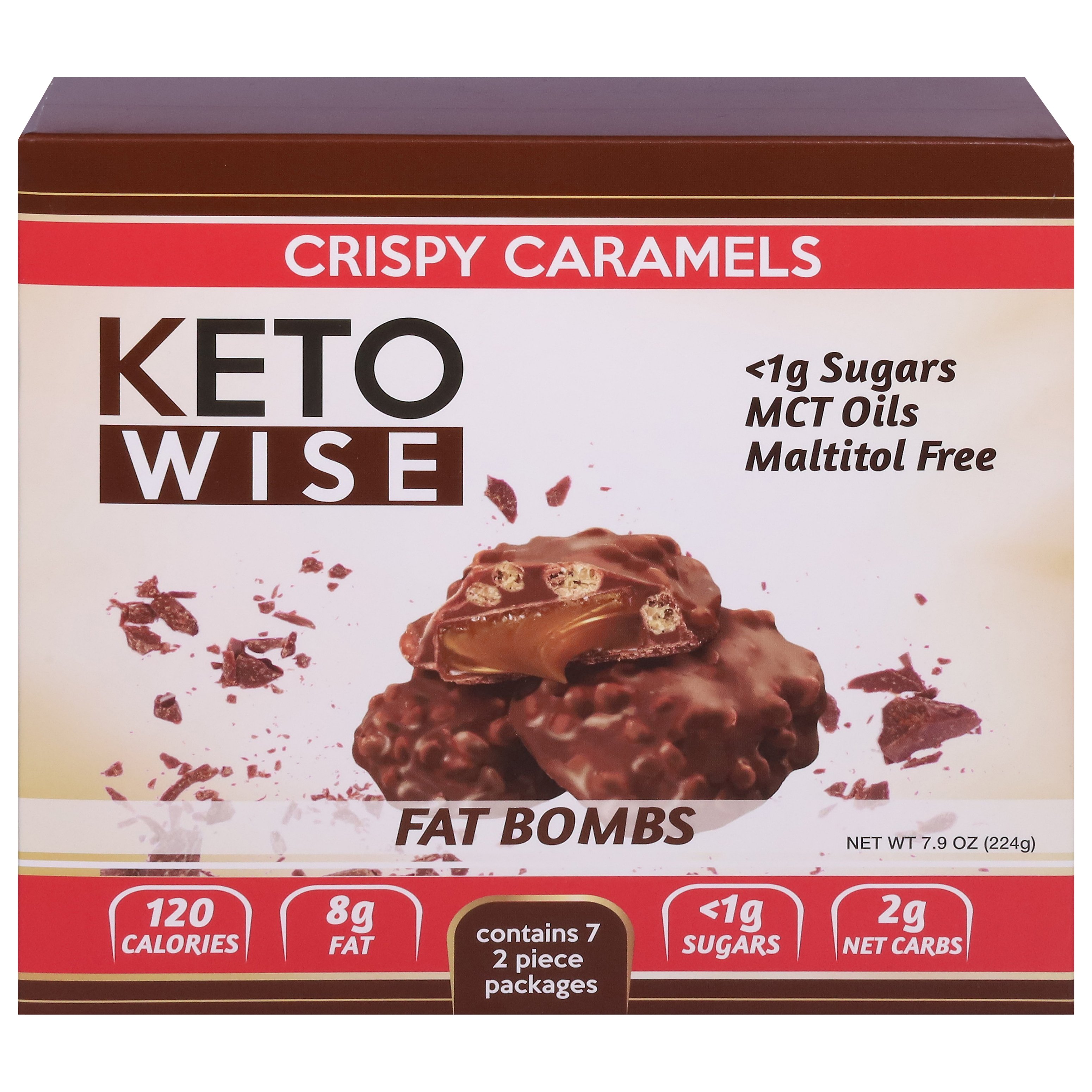 Keto Wise Fat Bombs Crispy Caramel Shop Diet & Fitness at HEB