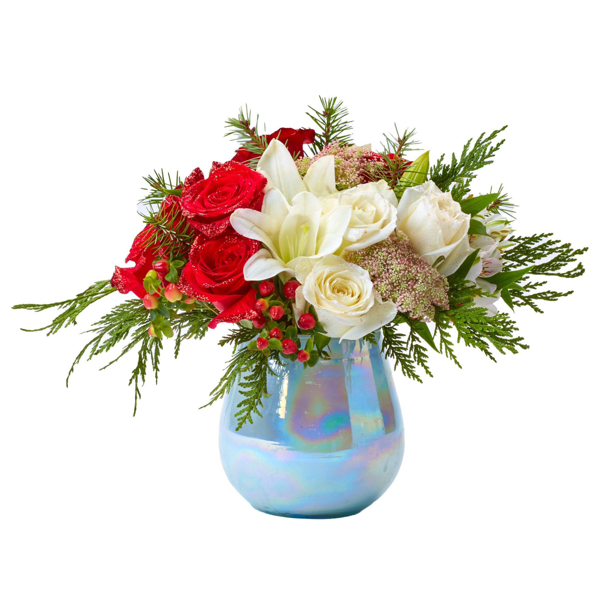 BLOOMS by HEB Let It Snow Floral Arrangement Shop Flowers