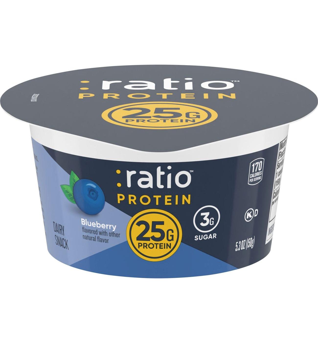 :ratio 25g Protein Blueberry Dairy Snack; image 1 of 6