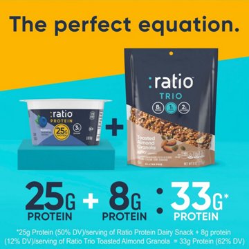 :ratio 25g Protein Blueberry Dairy Snack