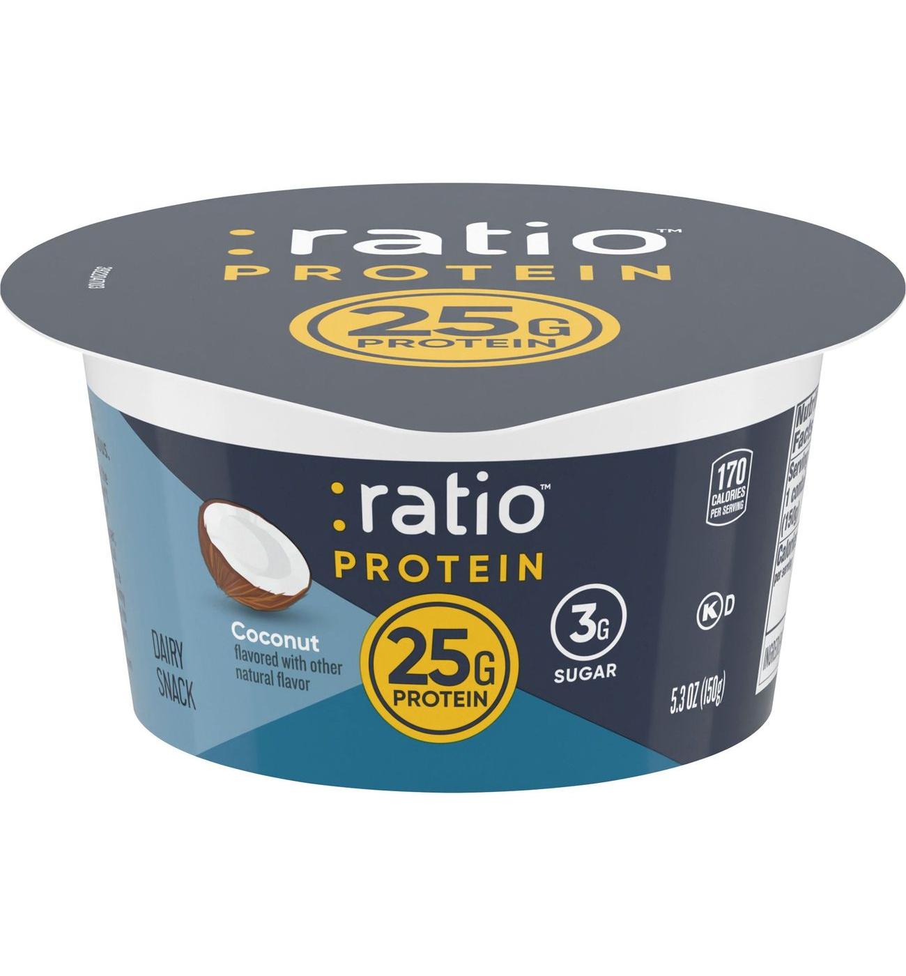 :ratio 25g Protein Coconut Dairy Snack; image 1 of 6