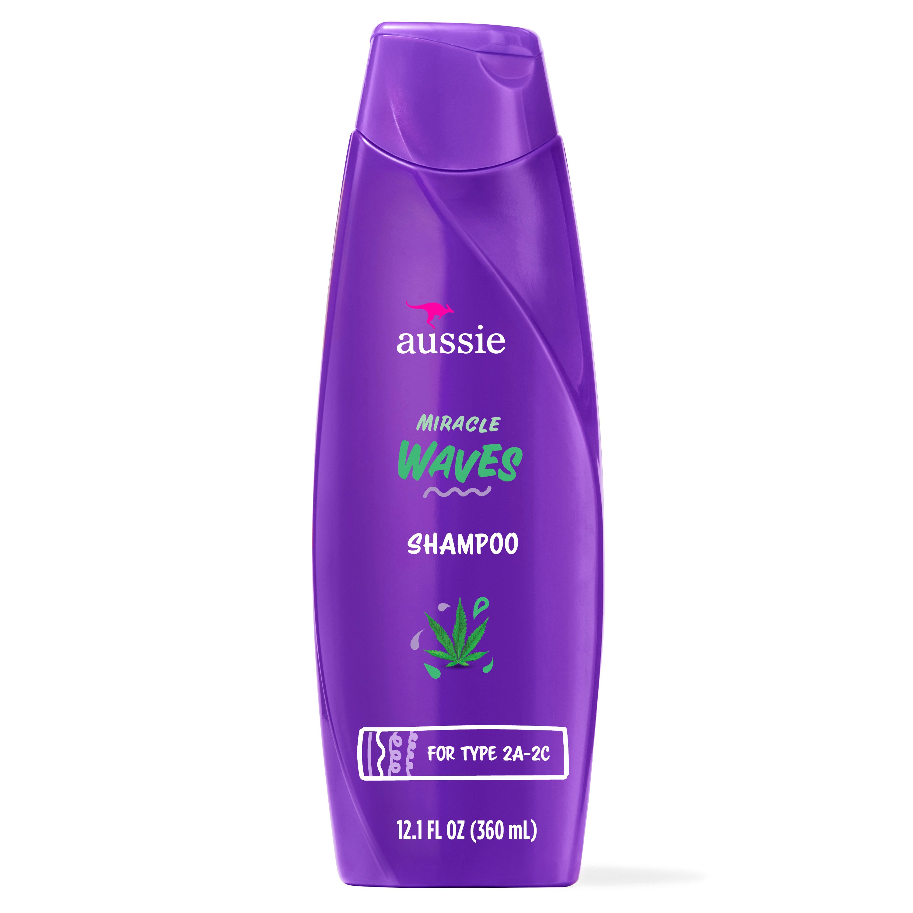 Aussie Miracle Waves AntiFrizz Hemp Shampoo Shop Shampoo