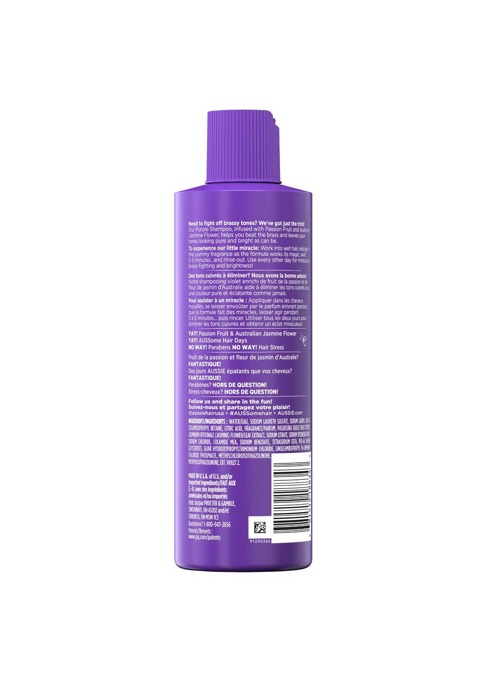 Aussie Beat the Brass Purple Shampoo; image 5 of 6