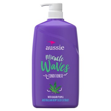 Aussie Miracle Waves Anti-Frizz Hemp Conditioner