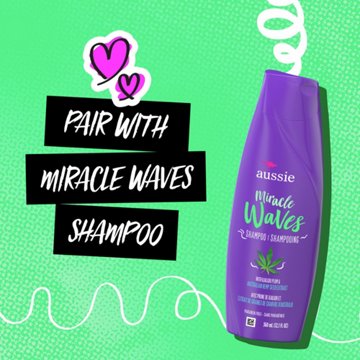 Aussie Miracle Waves Anti-Frizz Hemp Conditioner