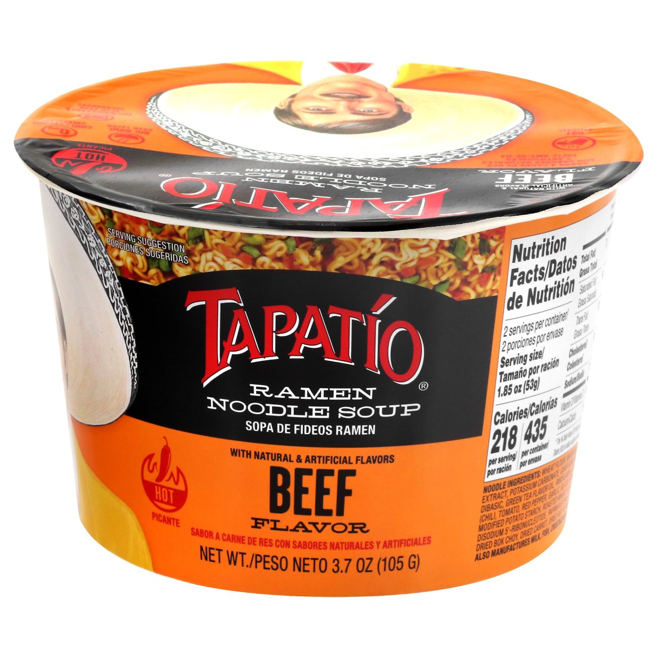 Tapatio Beef Ramen Noodle Soup Bowl Shop Soups & Chili at HEB