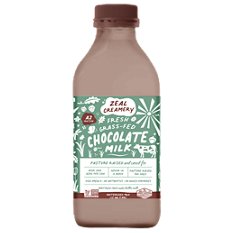 Zeal Creamery Grass-Fed Chocolate Milk, 1/2 gal | Central