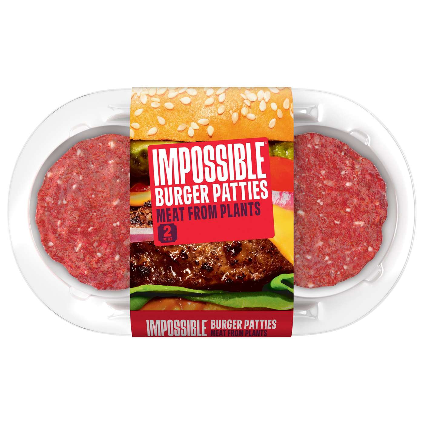 Impossible Burger Patties Made From Plants Shop Tofu And Meat Alternatives At H E B 