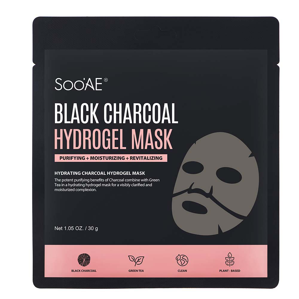 Sooae Black Charcoal Hydrogel Face Mask Shop Bath & Skin Care at HEB