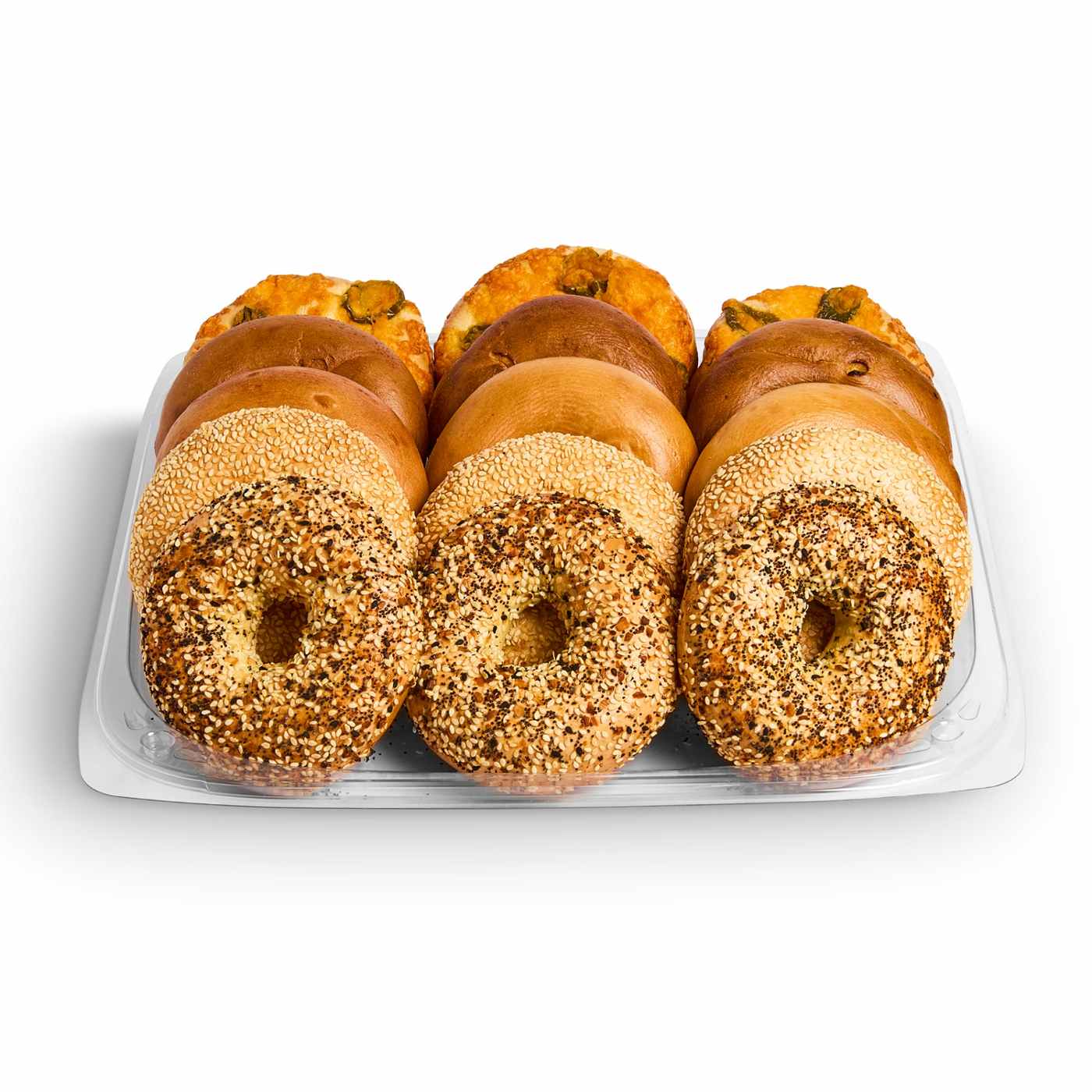 H-E-B Bakery Party Tray - Assorted Bagels; image 1 of 3