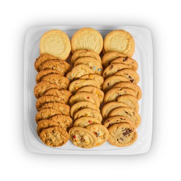 H-E-B Bakery Party Tray - Assorted Cookies, 48 ct