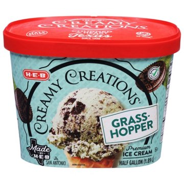 H-E-B Creamy Creations Grasshopper Ice Cream