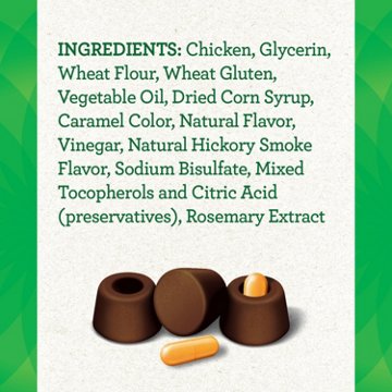 Greenies Pill Pockets for Dogs Capsule Size - Hickory Smoke Flavor, 30 ct