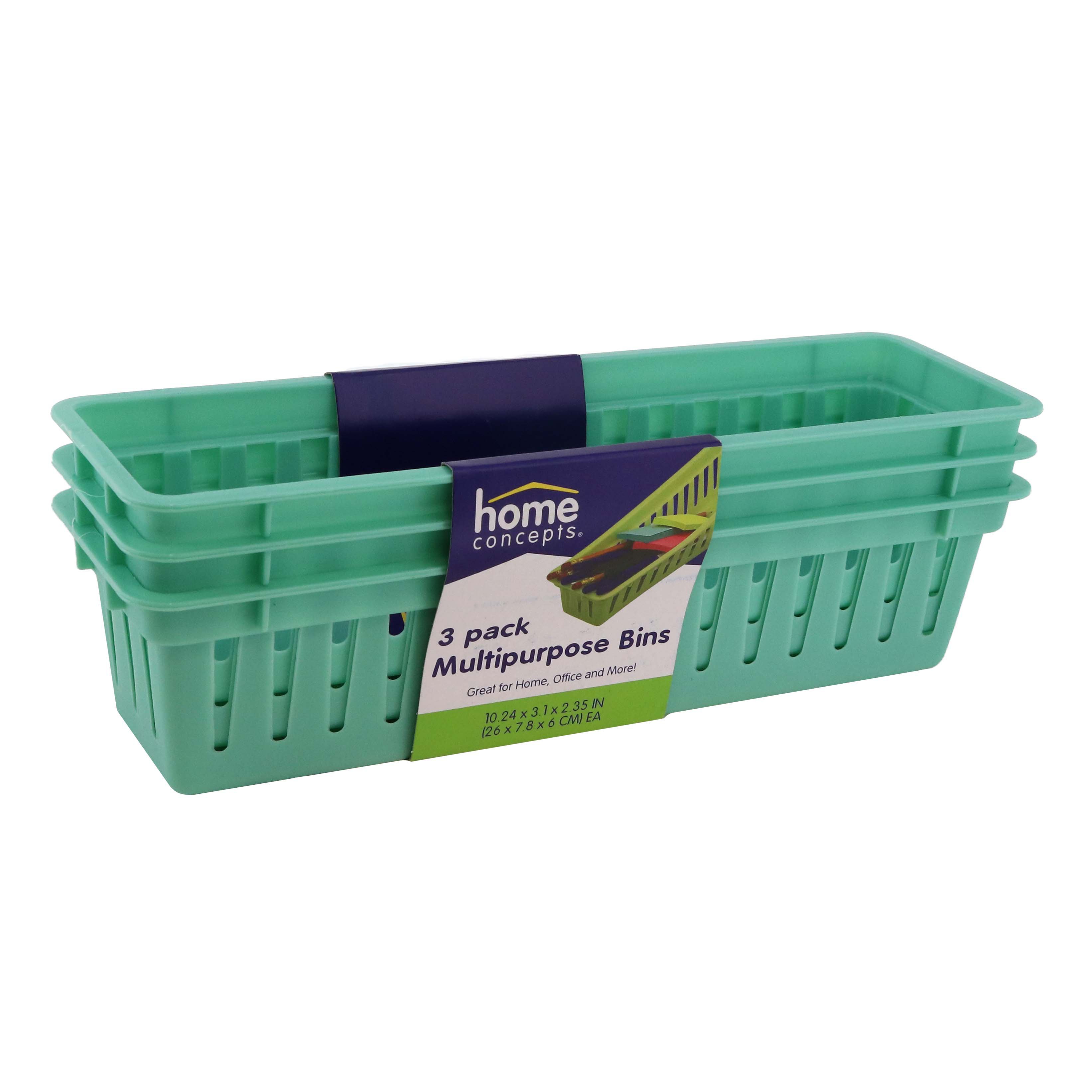 Plastic Multi-Purpose Bins - Teal