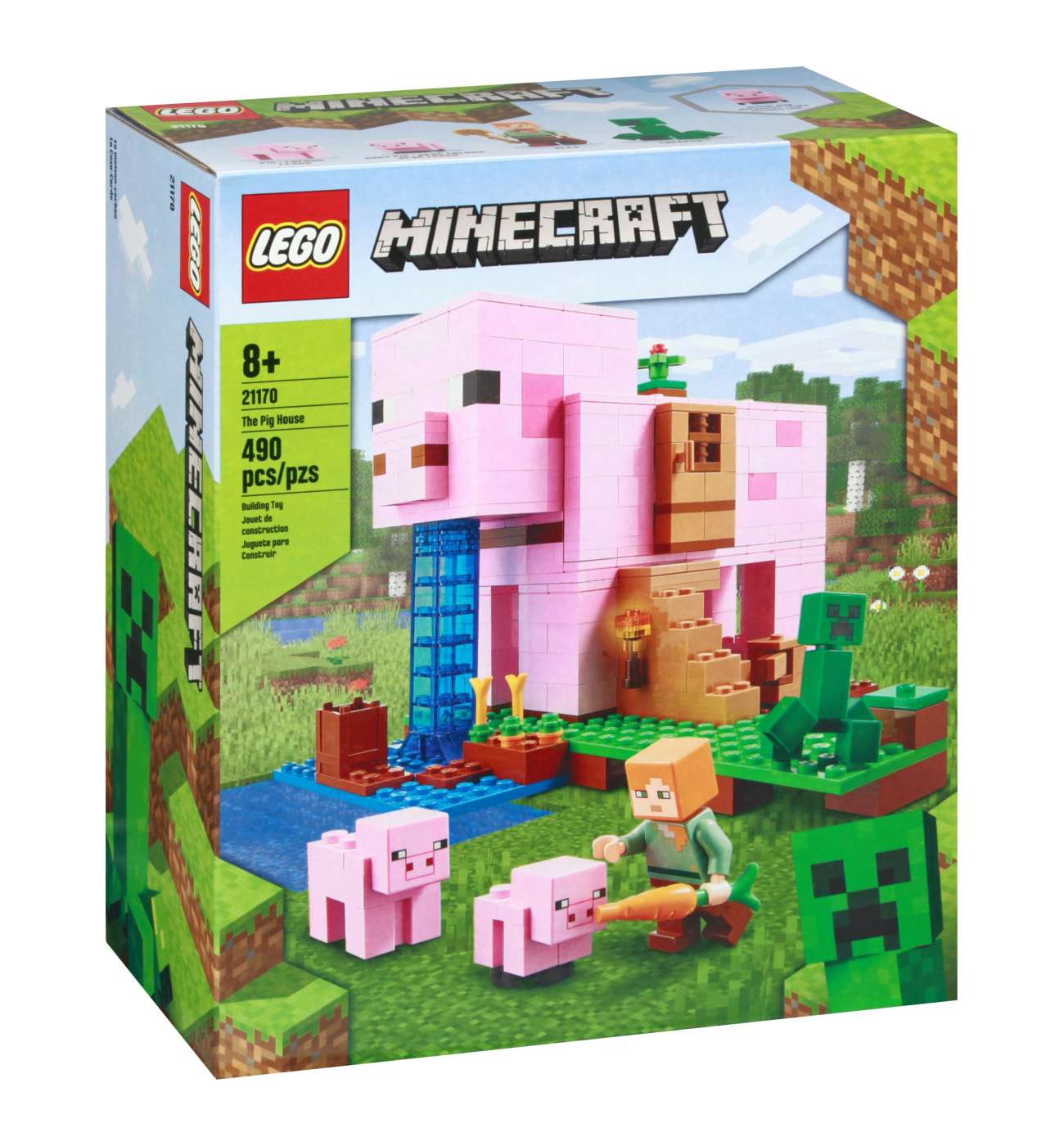 LEGO Minecraft The Pig House Set Shop Lego Building Blocks at