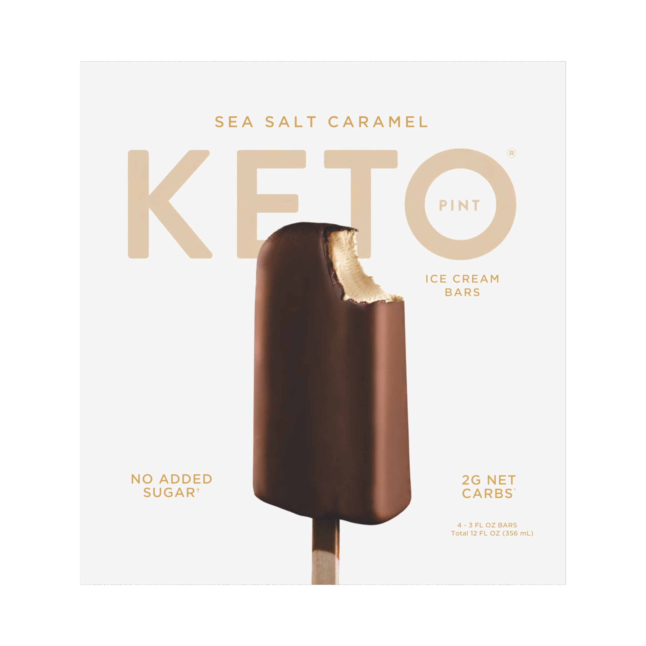 Keto Pint Sea Salt Caramel Ice Cream Bars Shop Bars & Pops at HEB