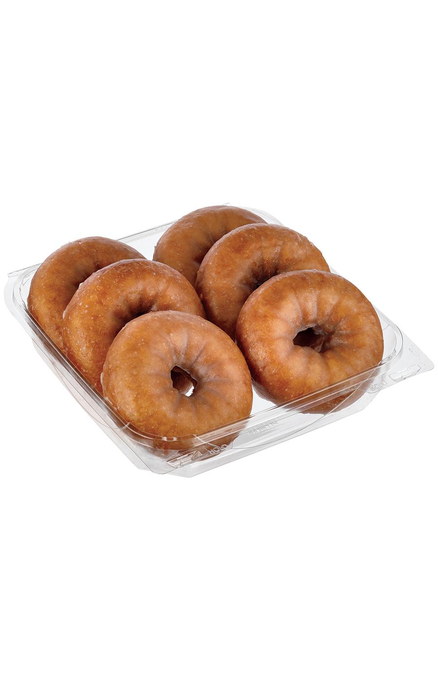 H-E-B Bakery Vanilla Flavored Glazed Cake Donuts; image 1 of 2