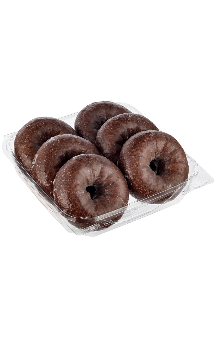 H-E-B Bakery Chocolate Cake Glazed Donuts; image 1 of 2