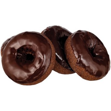 H-E-B Bakery Chocolate Iced Cake Donut, 6 ct