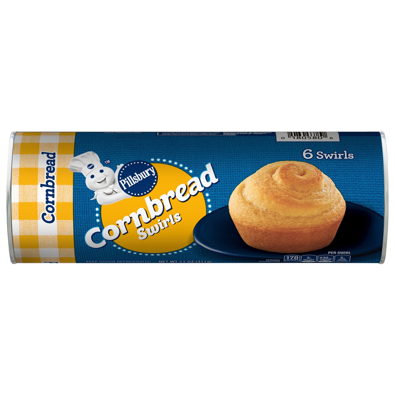 Pillsbury Cornbread Swirls, 6 ct