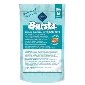 Blue Buffalo Bursts Crunchy & Creamy Cat Treats - Savory Seafood