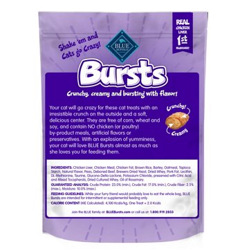 Blue Buffalo Bursts Crunchy & Creamy Cat Treats - Liver & Beef