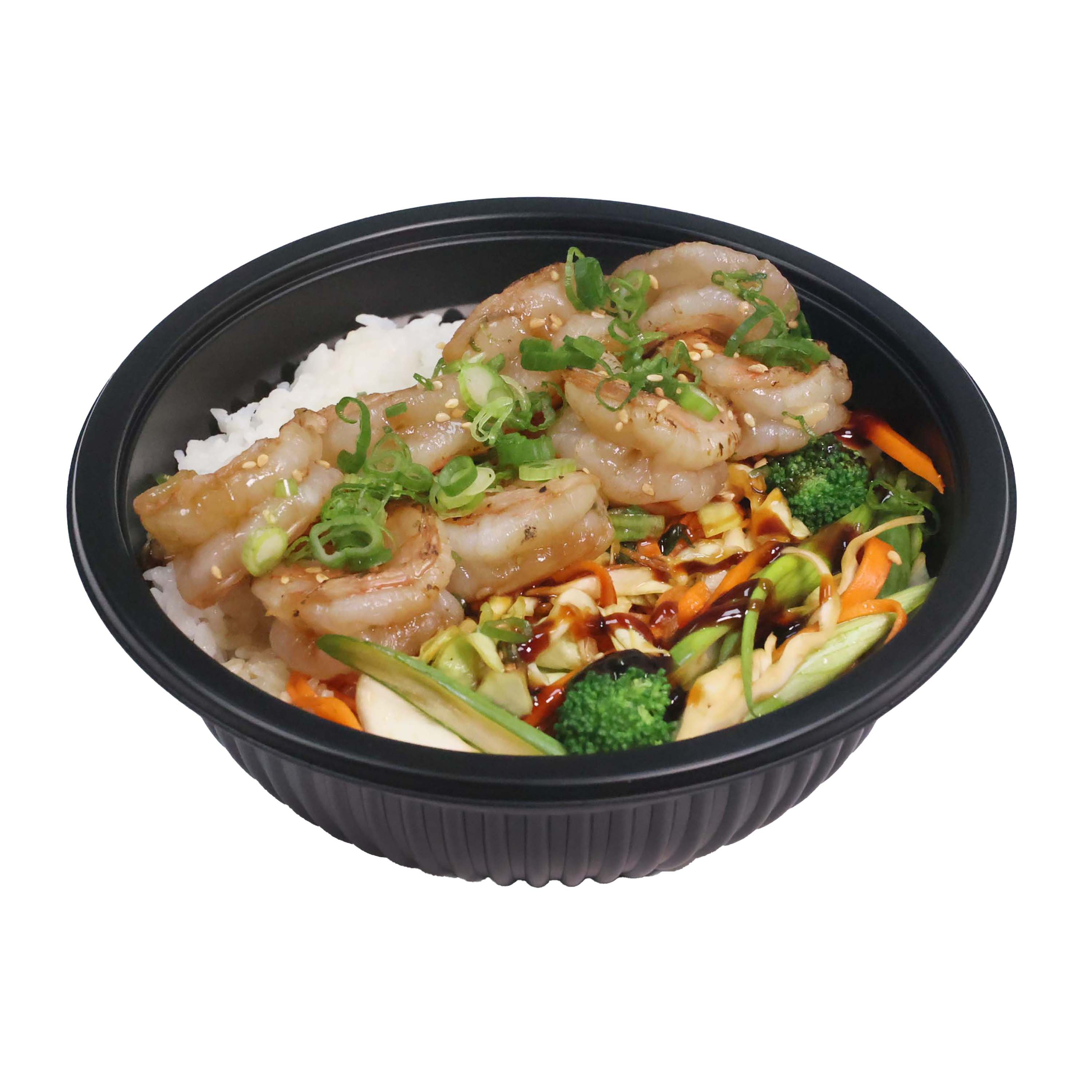 HEB Yumai Rice Bowl with Shrimp Skewers (Served Hot) Shop Sushi at
