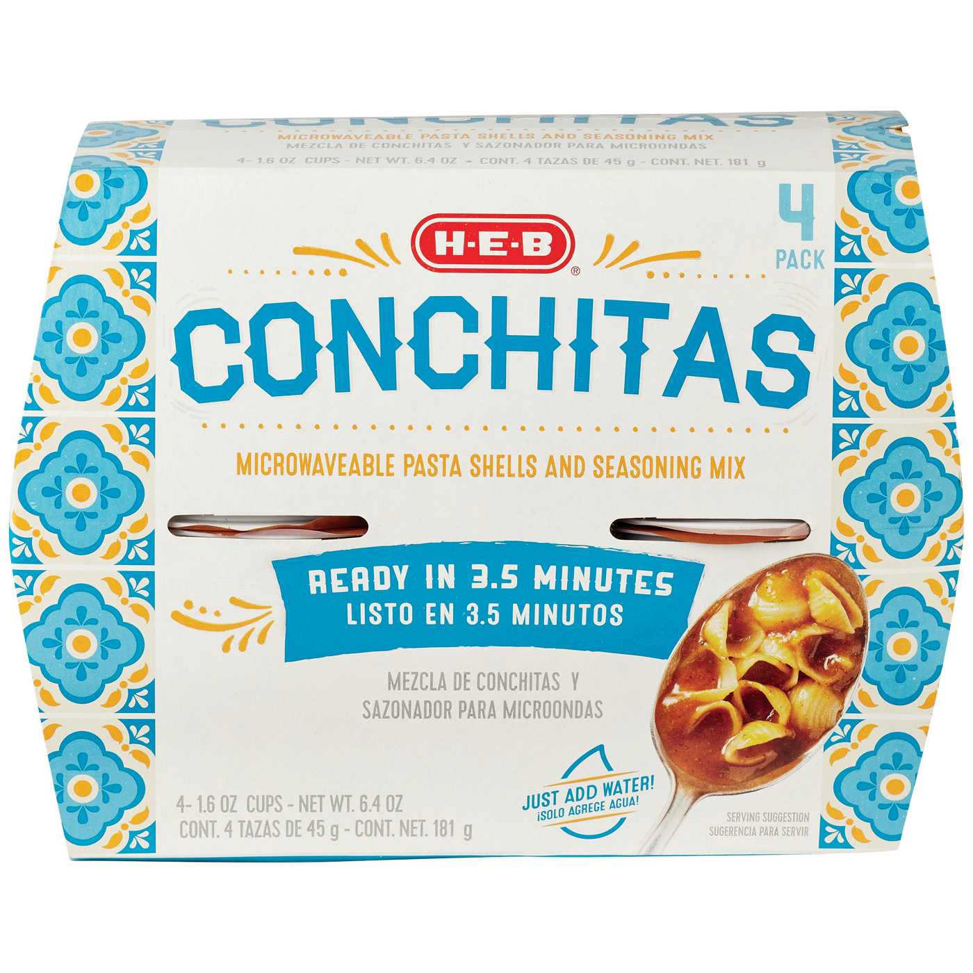 H-E-B Comida Conchitas 1.6 oz Cups; image 1 of 2