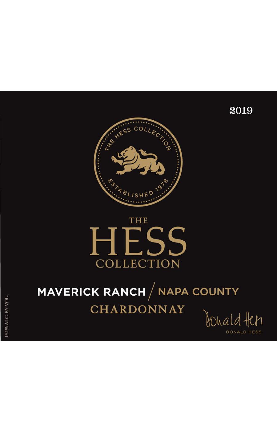 Hess Maverick Ranch Chardonnay Wine; image 2 of 2