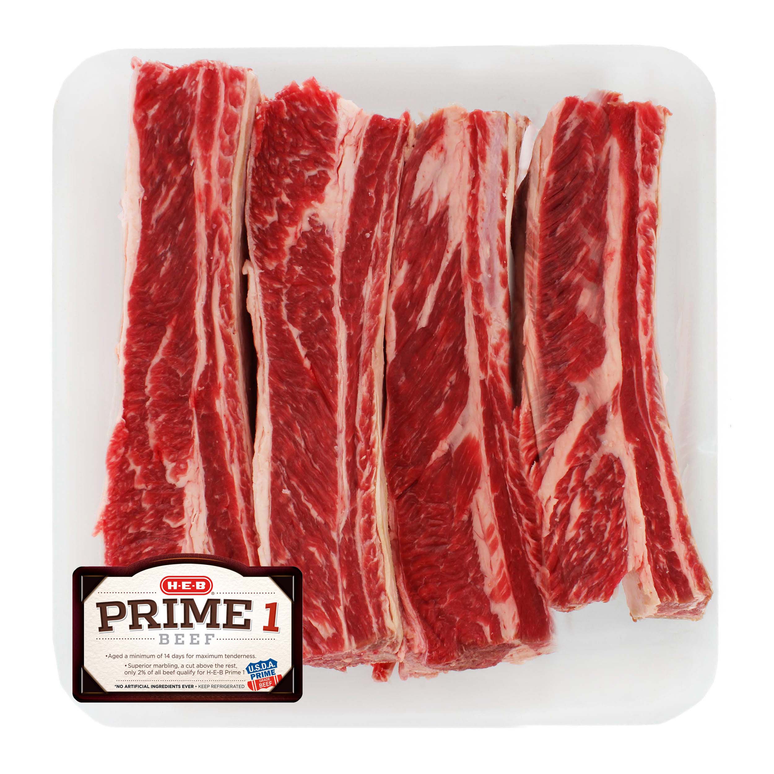 H-E-B Prime 1 Beef Bone-in Dino Ribs - Shop Beef at H-E-B