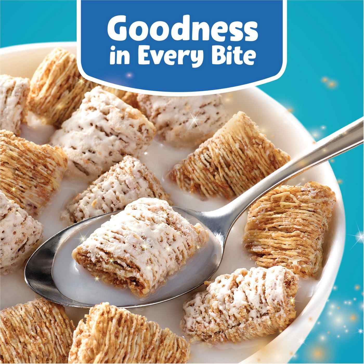Kellogg's Frosted Mini Wheats Cinnamon Roll Cold Breakfast Cereal; image 2 of 5