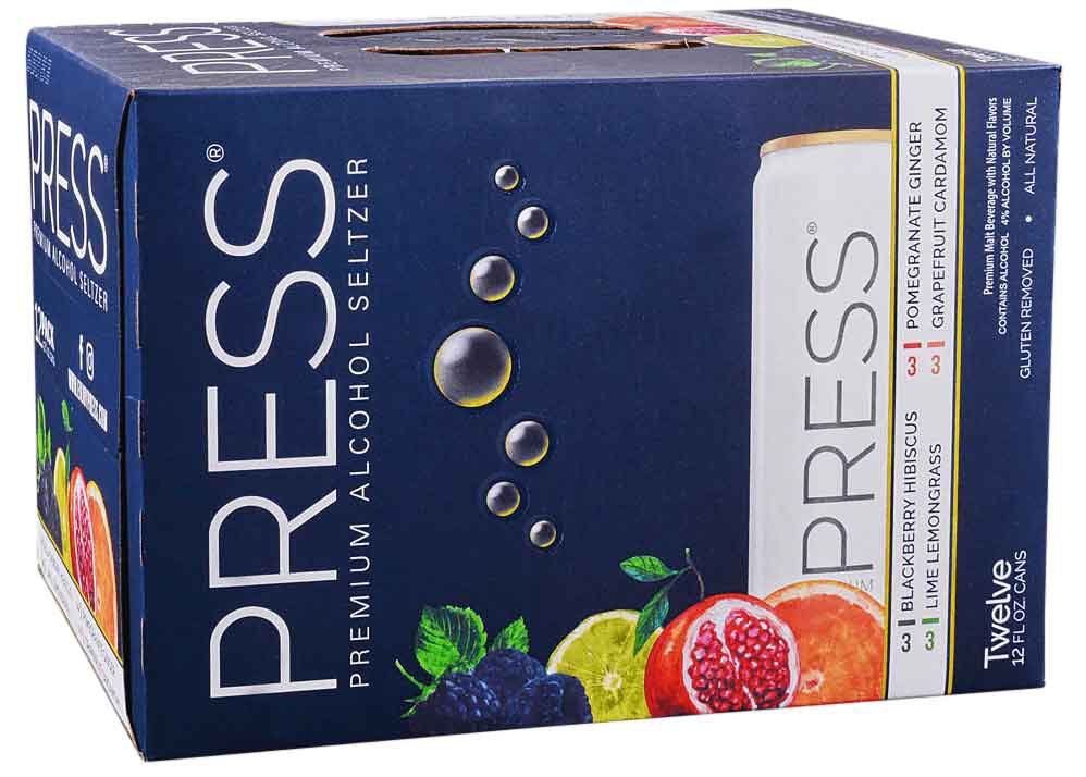 Press Premium Alcohol Seltzer Seasonal Variety 12 pk Cans - Shop Malt ...