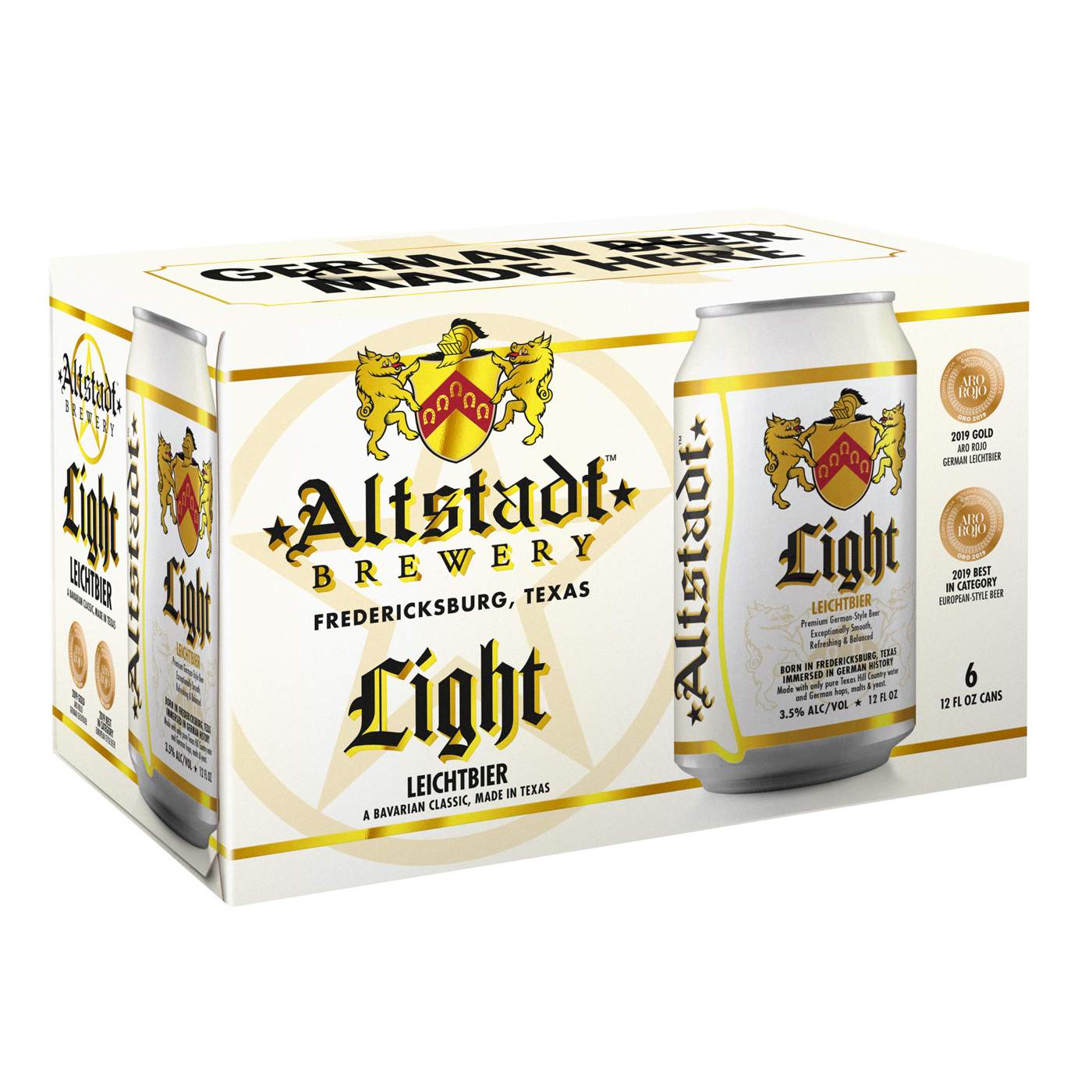 Altstadt Light Beer 12 oz Cans; image 1 of 3