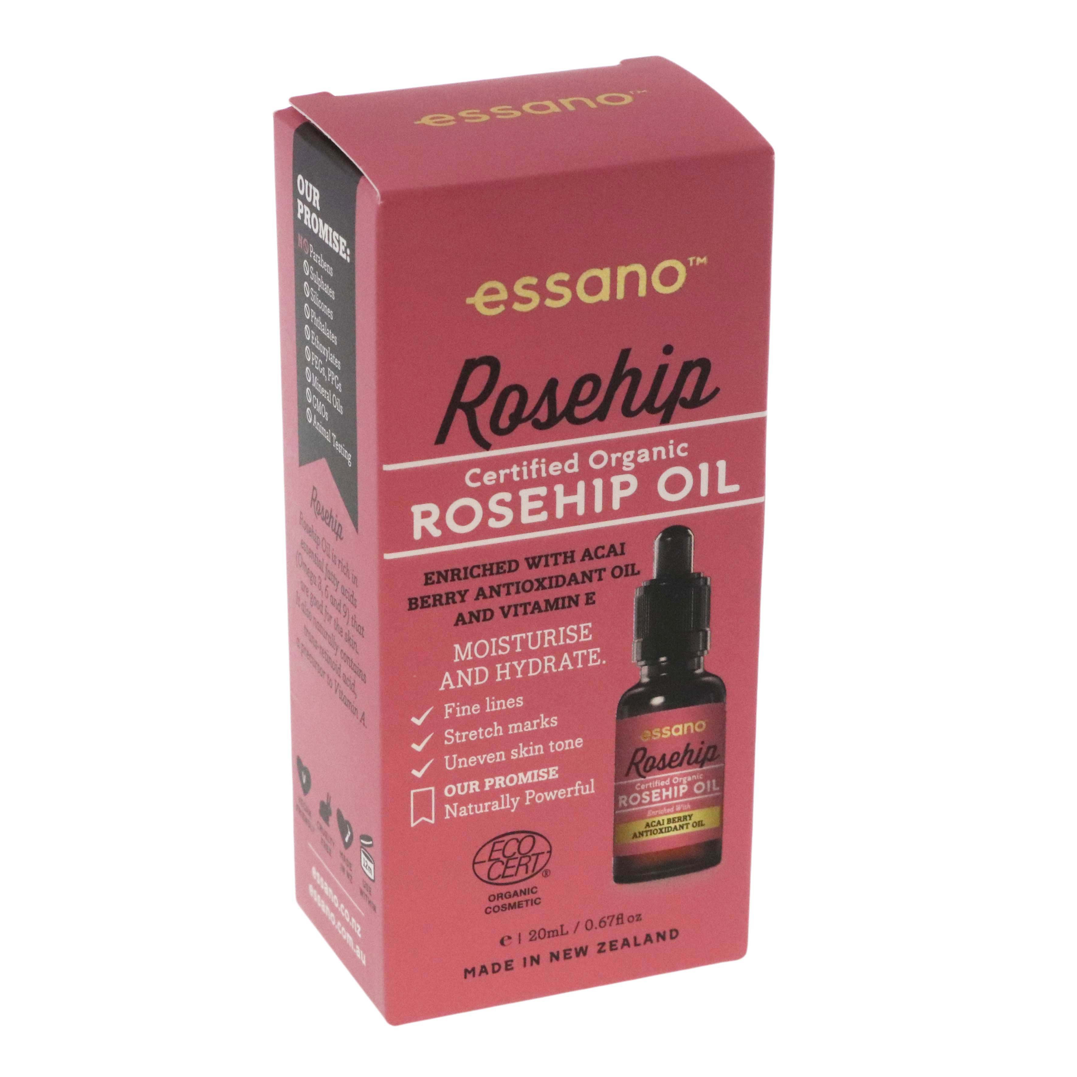 Essano Rosehip Oil Shop Facial moisturizer at HEB