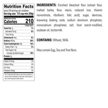 Krusteaz Buttermilk Complete Pancake Mix, 5 lb