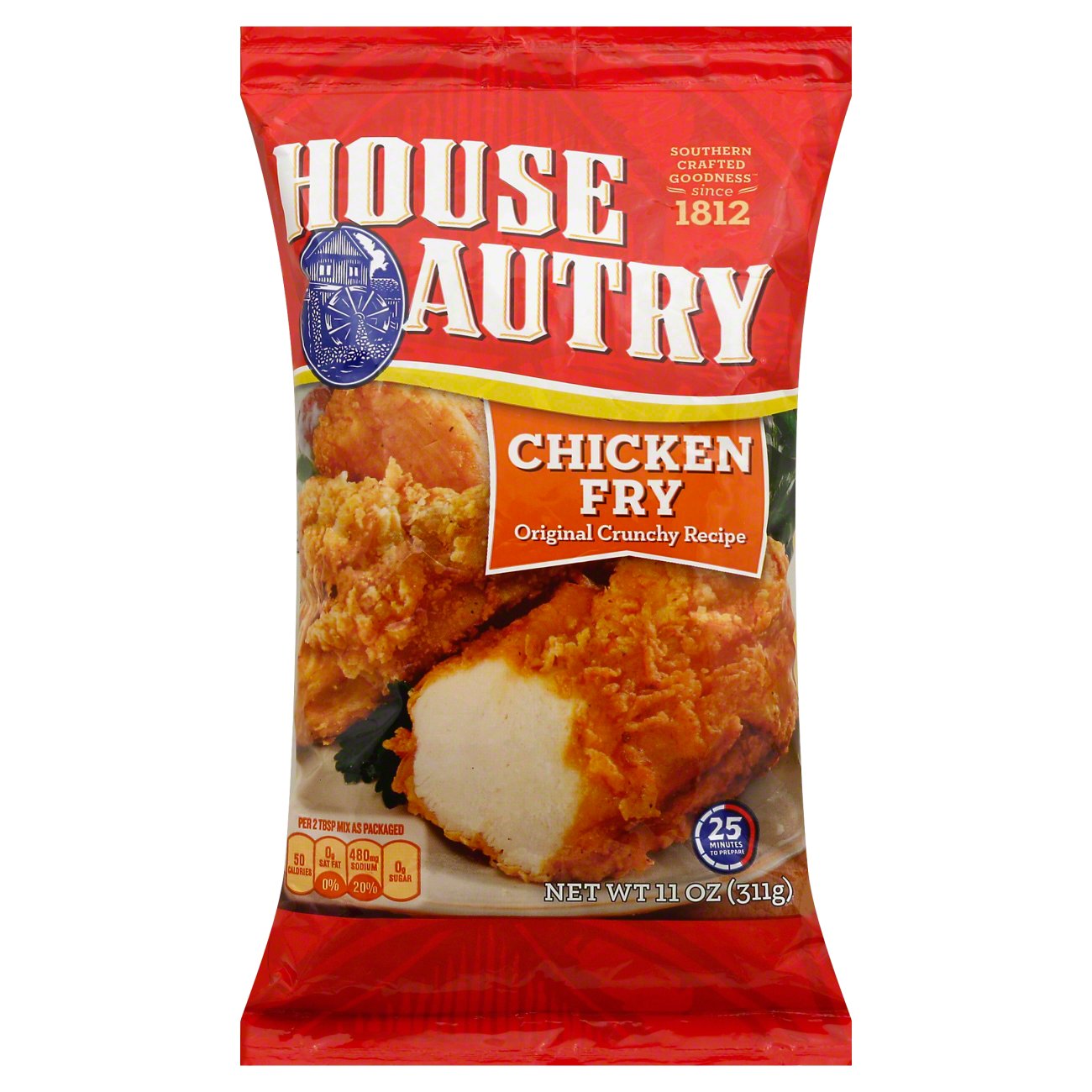 Louisiana Seasoned Crispy Chicken Fry Chicken Batter Mix - Shop Breading &  Crumbs at H-E-B