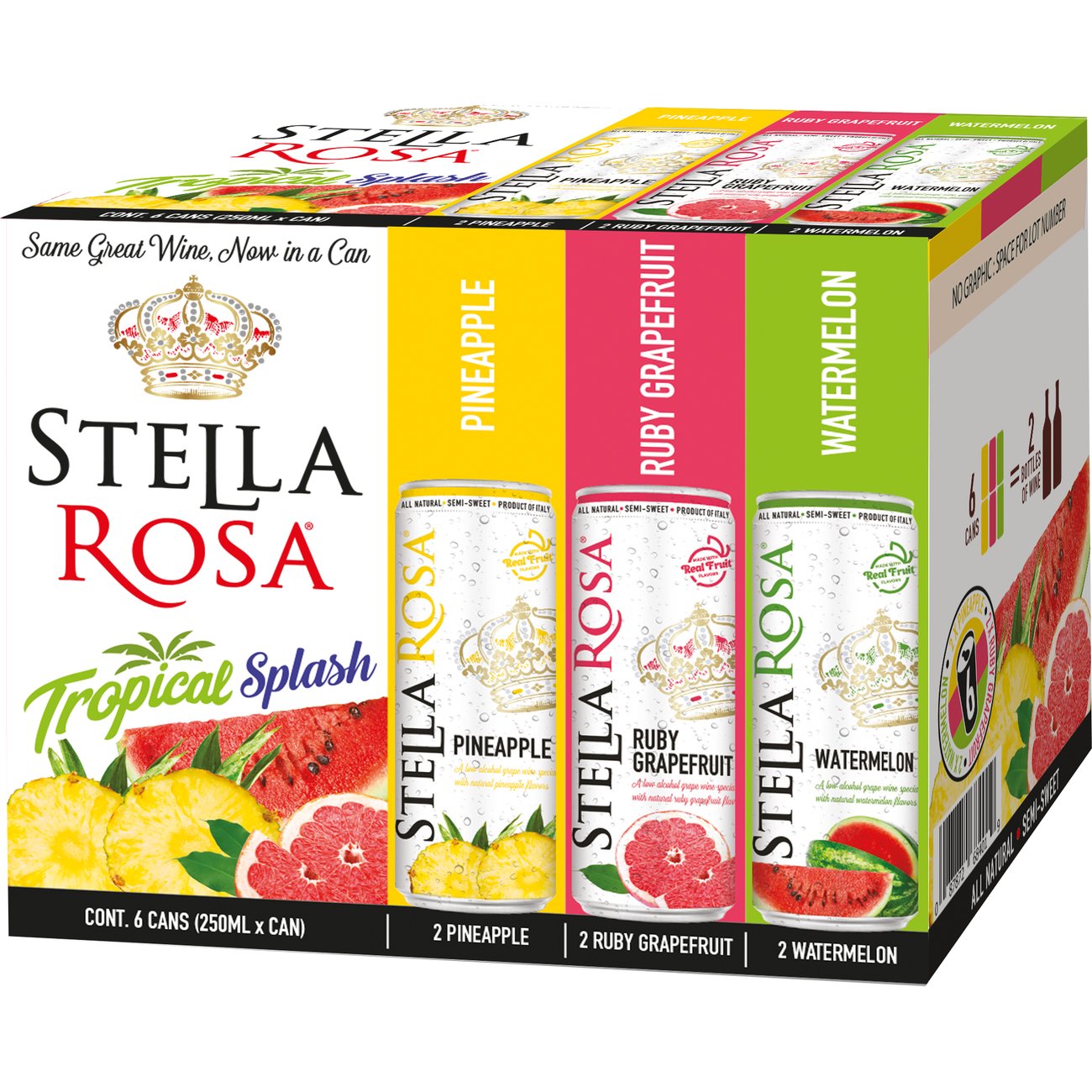 Stella Rosa Tropical Splash Variety Pack 250 mL Cans Shop Wine at HEB