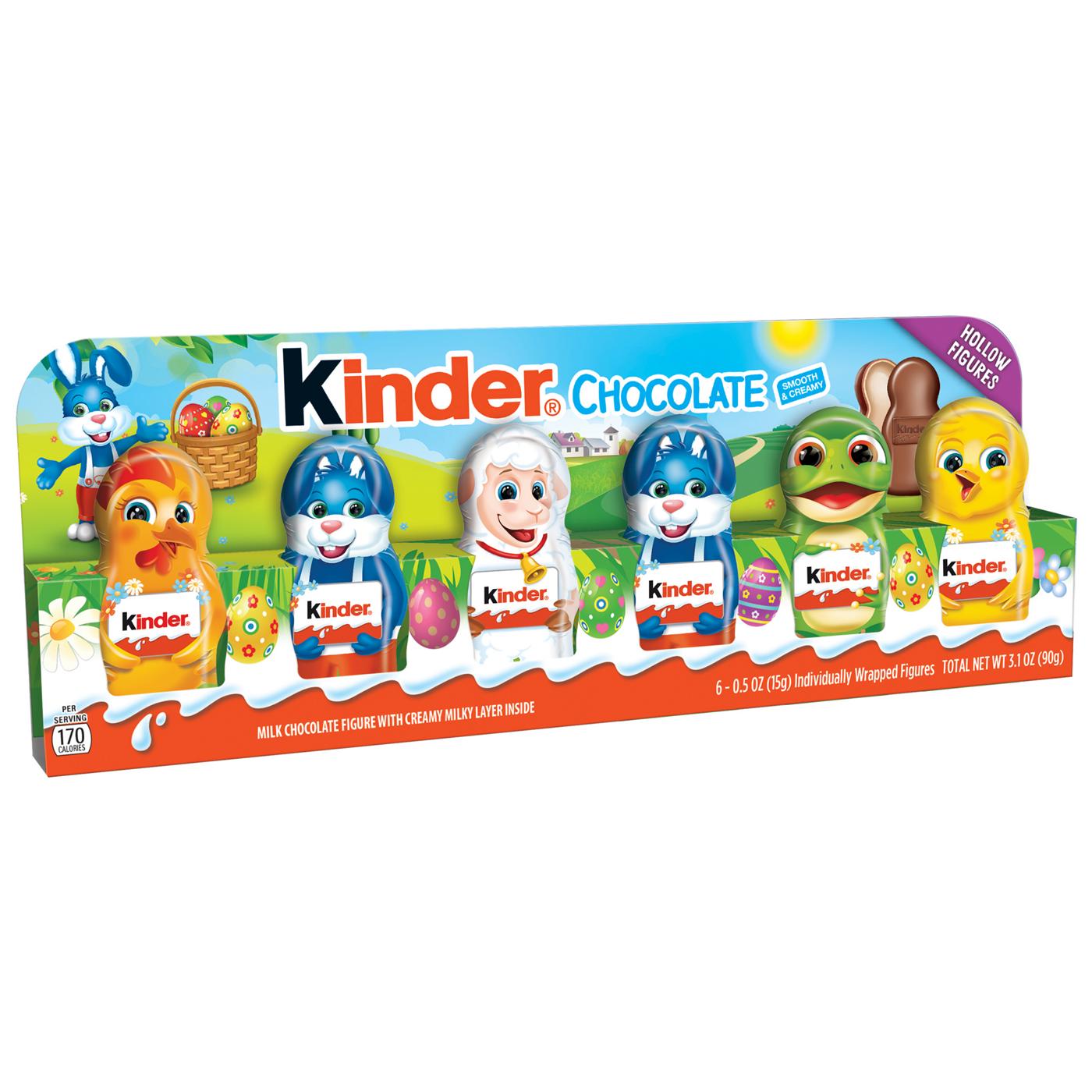 Kinder Milk Chocolate Hollow Easter Figures, 6 pc; image 3 of 9