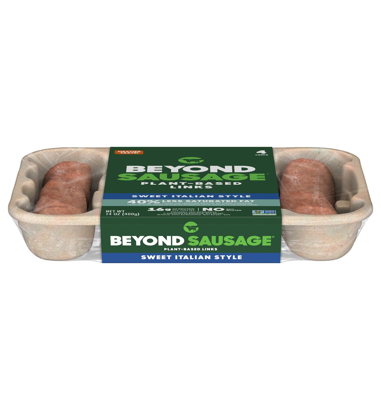 Beyond Meat Beyond Sausage Frozen Plant-Based Sausage Links - Sweet Italian Style; image 4 of 4