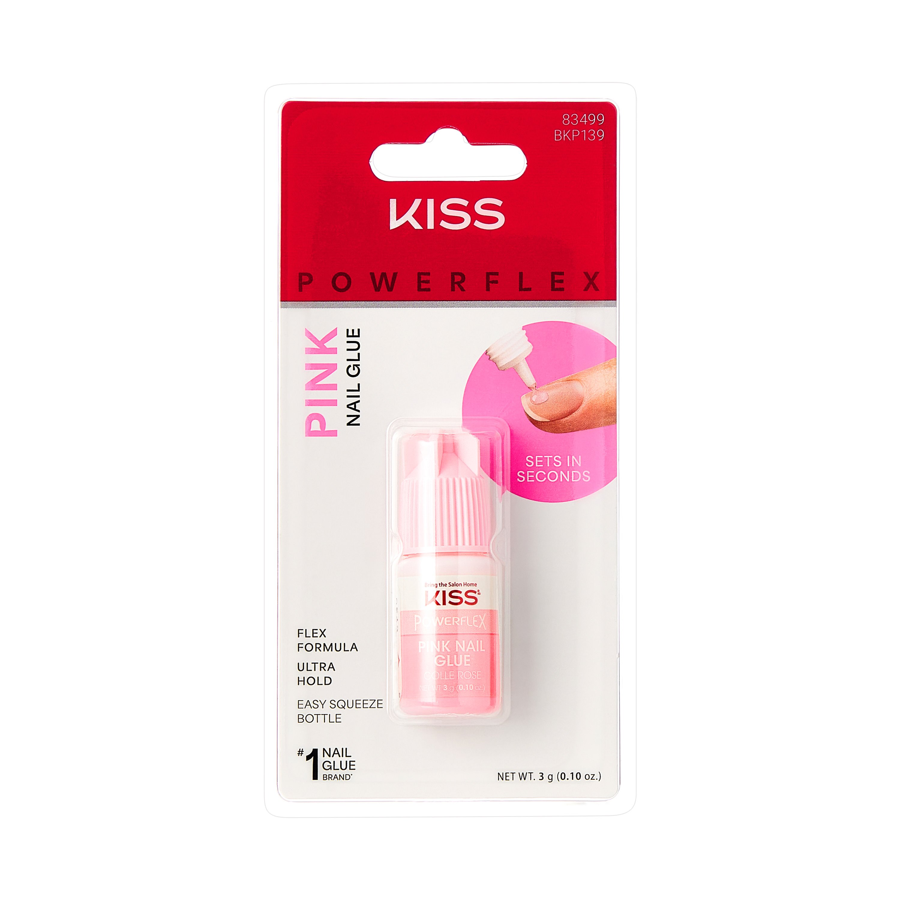 Kiss Powerflex Pink Nail Glue Shop Nail Sets at HEB