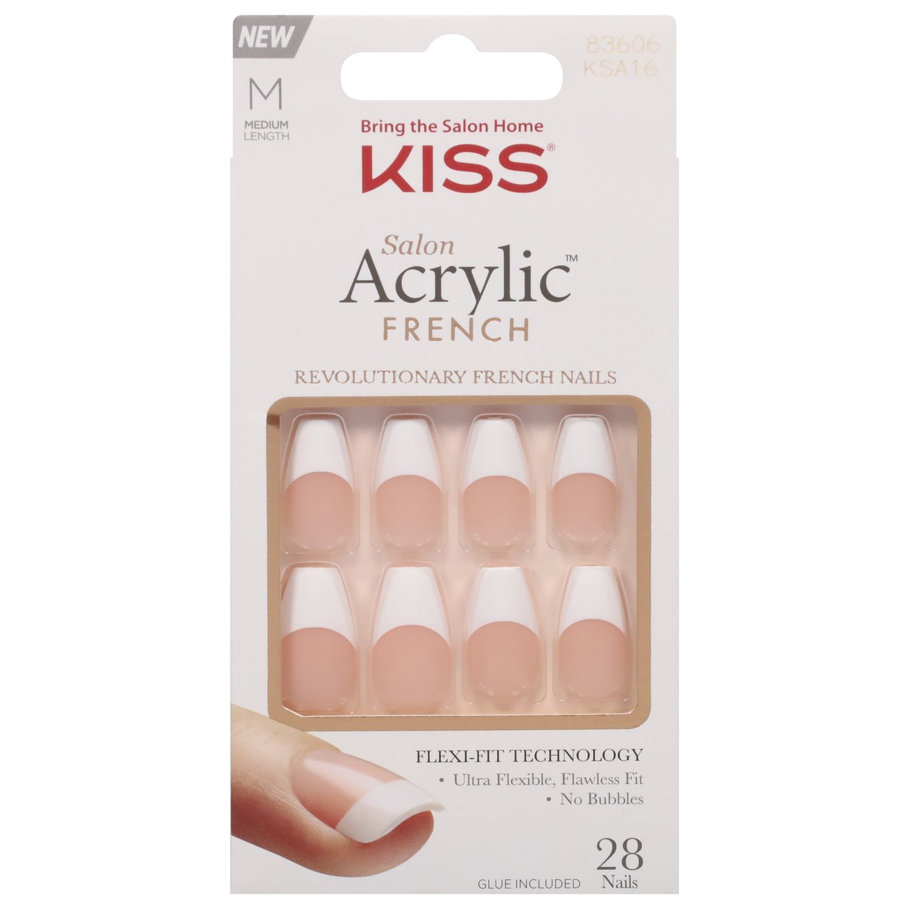 Kiss french acrylic deals nails