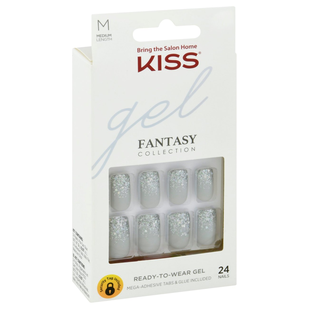 Kiss Gel Fantasy Press-On Nails Manhattan Tango - Shop Nail Sets at H-E-B