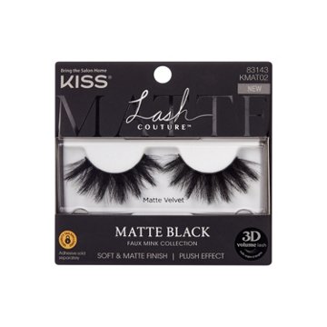 KISS Lash Couture Faux Mink Collection - Matte Black
