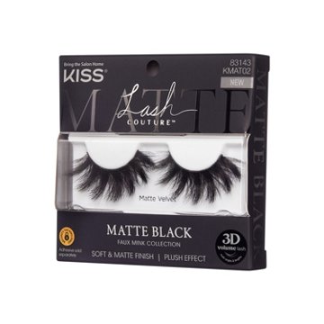 KISS Lash Couture Faux Mink Collection - Matte Black