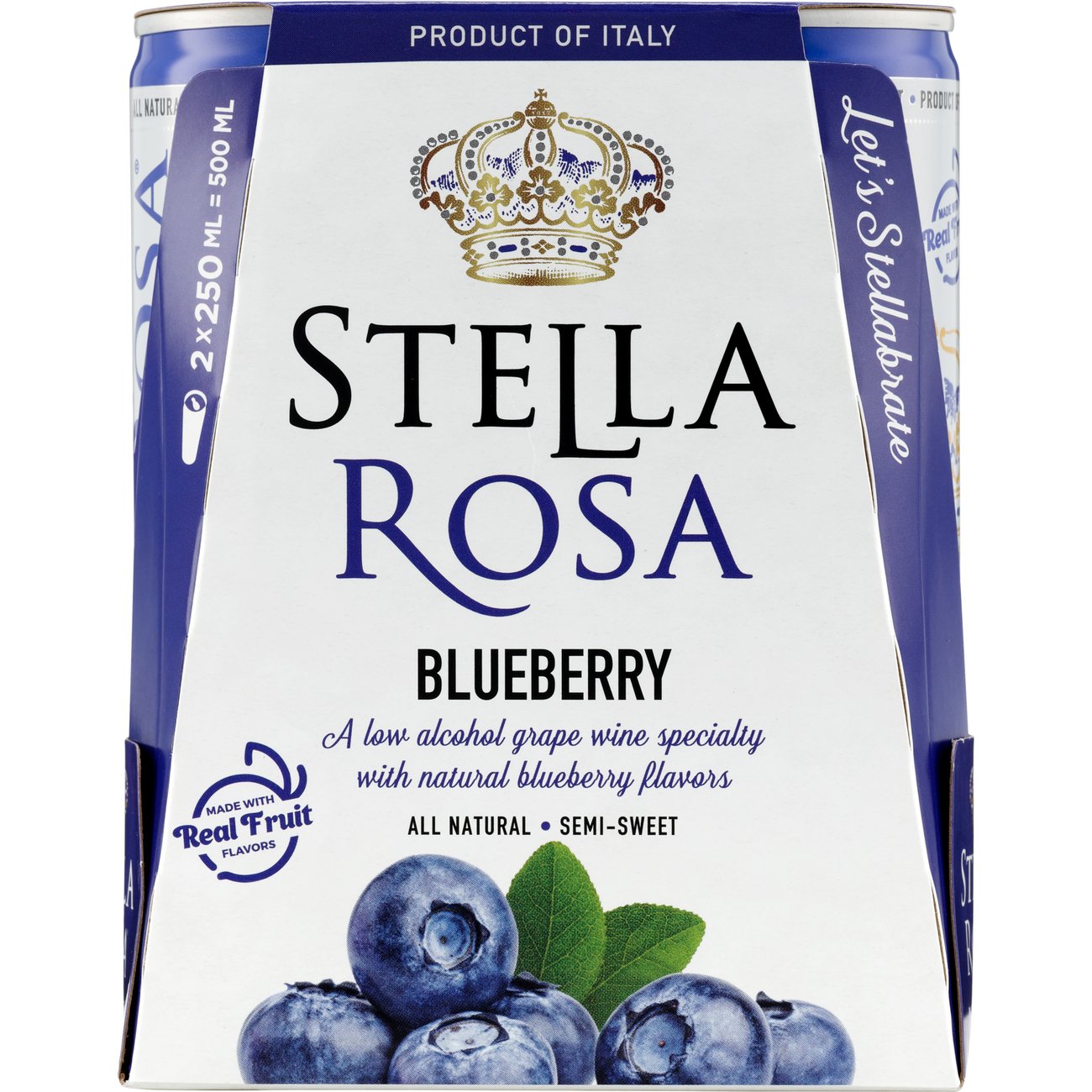 Stella Rosa Blueberry Wine 250 mL Cans Shop Wine at HEB
