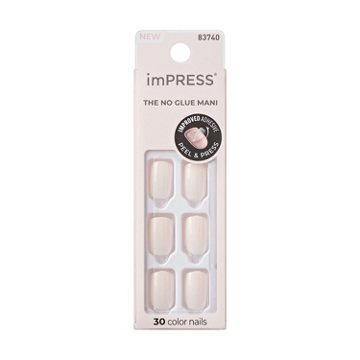 KISS imPRESS Color Press-On Manicure Point Pink