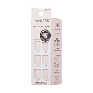 KISS imPRESS Color Press-On Manicure Point Pink
