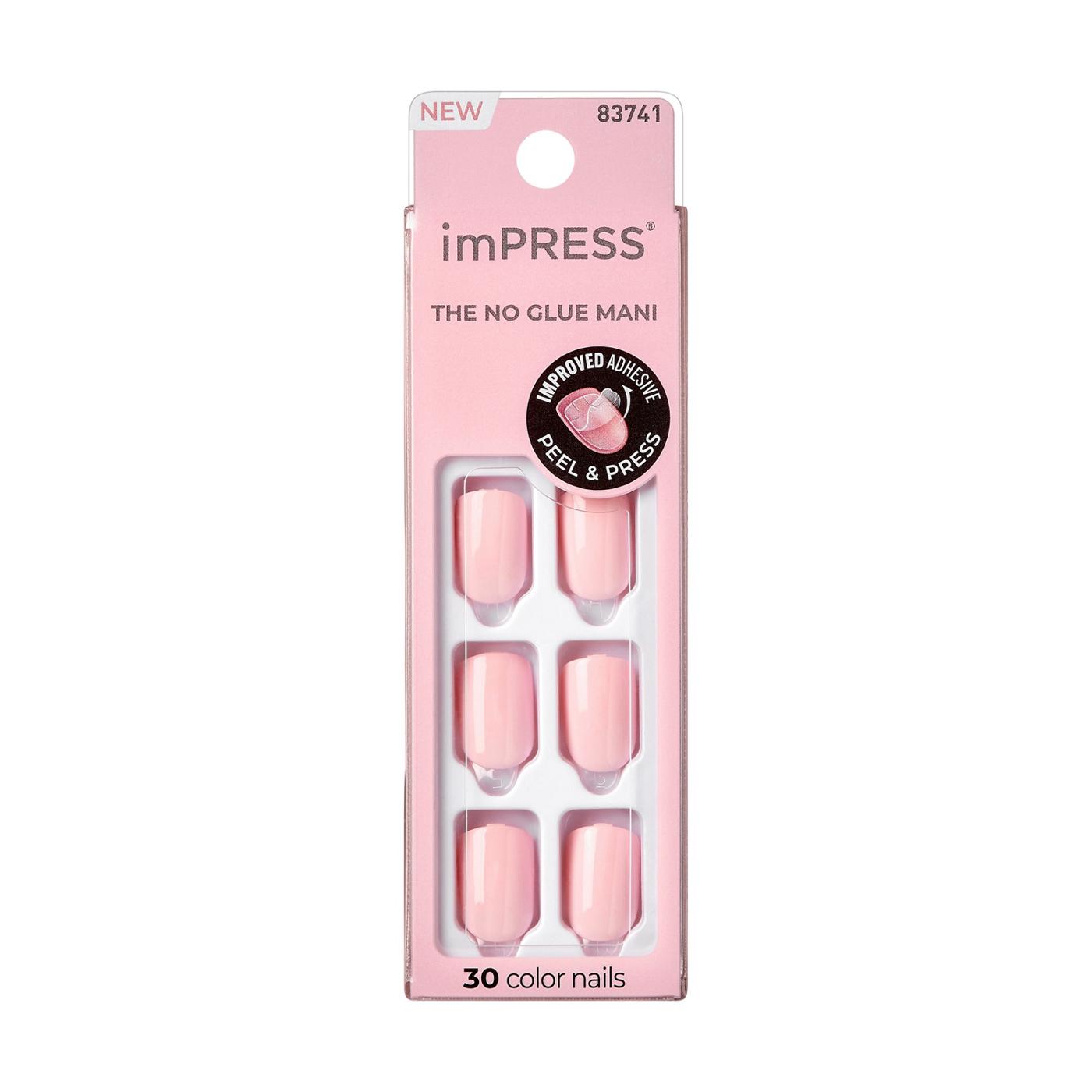 KISS imPRESS Color Press-On Manicure Pick Me Pink; image 1 of 7