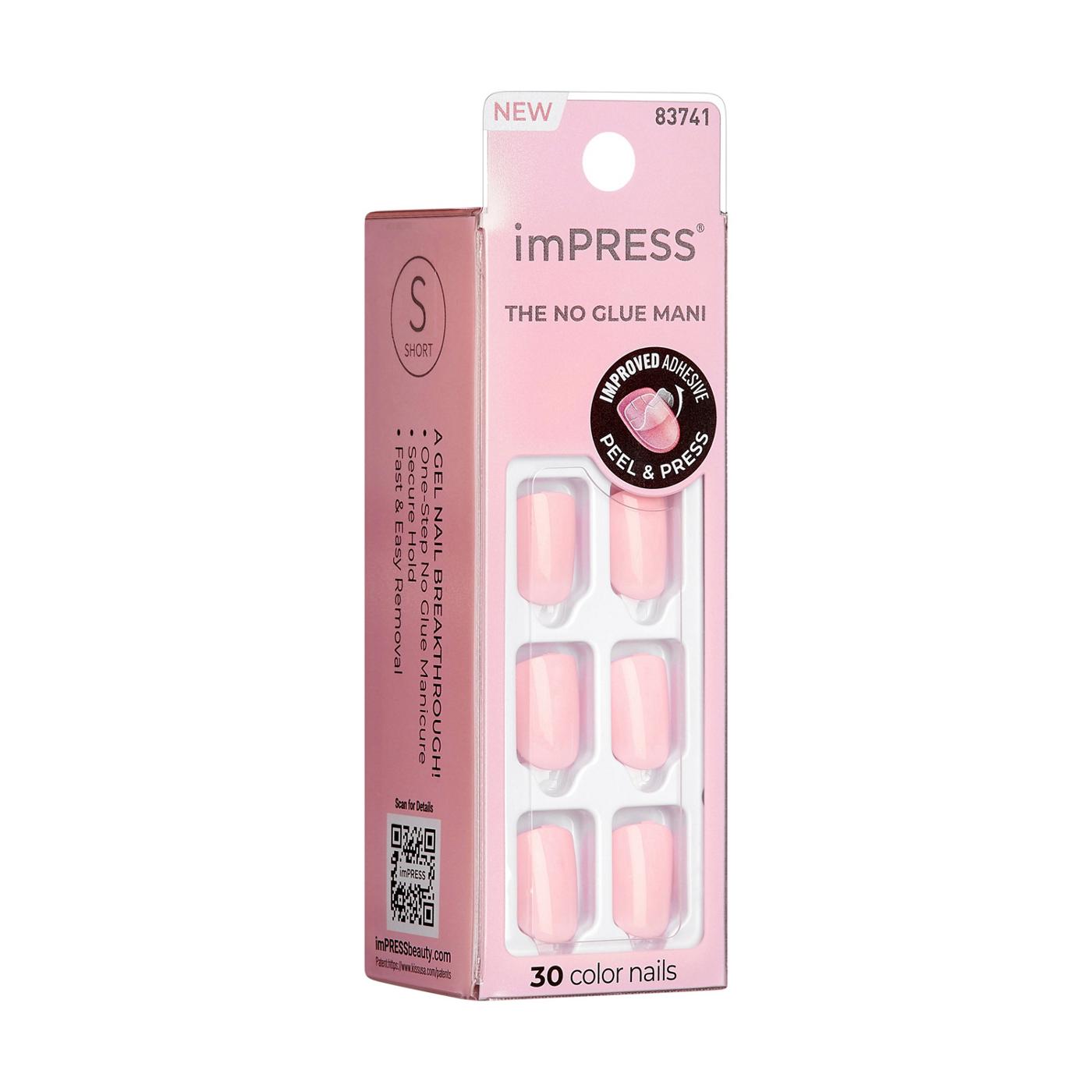 KISS imPRESS Color Press-On Manicure Pick Me Pink; image 3 of 7